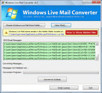 Import Windows Mail Data File in Outlook 2003 screenshot