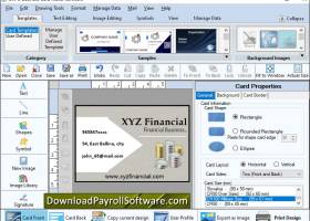 Business Card Maker Software screenshot