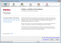 McAfee Online Backup screenshot