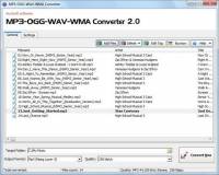 MP3-OGG-WAV-WMA Converter screenshot
