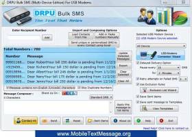 Modem Text Messaging Software screenshot