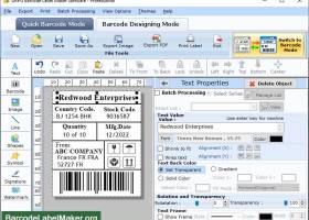 Professional Barcode Maker Tool screenshot