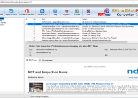 eSoftTools EML to Gmail Converter screenshot