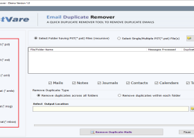 TrustVare Email Duplicate Remover screenshot