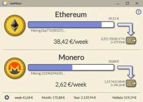 myMiner screenshot