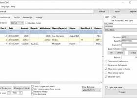 Bank2QBO screenshot