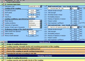 MITCalc Force shaft connection screenshot