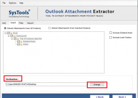 Outlook Attachment Extractor screenshot