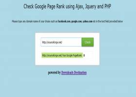 Script to get Google Pagerank screenshot