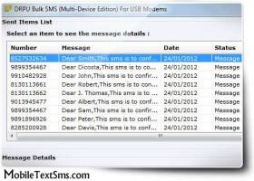 GSM SMS Modem screenshot