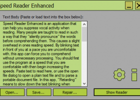 Speed Reader Enhanced Portable screenshot