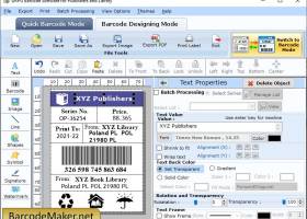 Library Barcode Maker Software screenshot