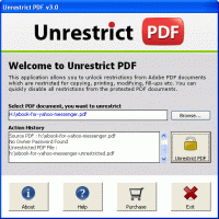 PCVARE Unrestrict PDF screenshot