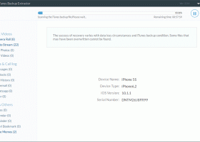 Kvigo iTunes Backup Extractor for Windows screenshot