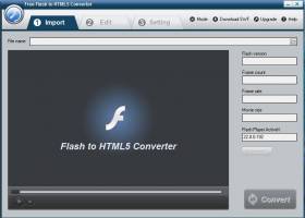 Free Flash to HTML5 Converter screenshot