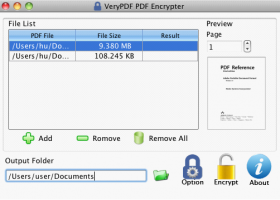 PDF Encrypter for Mac screenshot