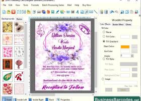 Wedding Invitation Design Software screenshot