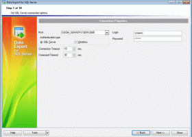 EMS Data Export 2011 for SQL Server screenshot