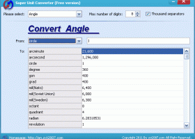 Super Unit Converter screenshot