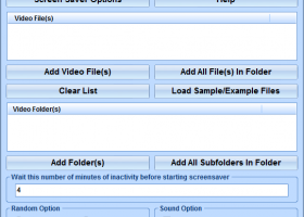 Screensaver Video Software screenshot