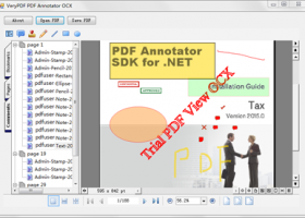 PDF Annotator SDK ActiveX for C#.NET screenshot