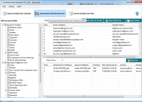 Outlook Email Extractor Pro screenshot