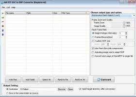 Ailt RTF DOC to SWF Converter screenshot