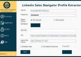 Sales Navigator Extractor For Linkedin screenshot