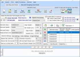 Postal Barcode & Labelling Application screenshot