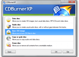 CDBurnerXP screenshot