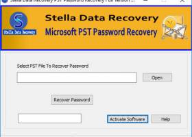 PST Password Recovery screenshot