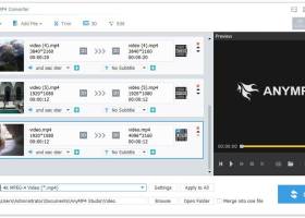 AnyMP4 MP4 Converter screenshot