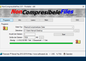 NonCompressibleFiles screenshot