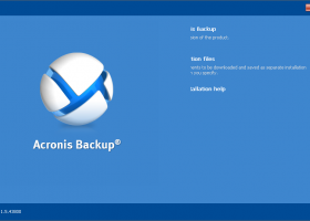Acronis Backup Universal License screenshot