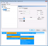 Advanced CSS Drop Down Menu Expression Web Add-In screenshot