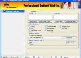 Duplicate Email Eliminator for Outlook 2000, 2002, 2003 screenshot