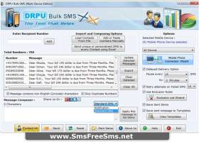 Mobile SMS Software screenshot