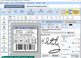 Create Barcode Labels screenshot