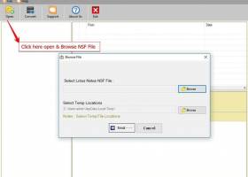 vMail NSF to PST Converter screenshot