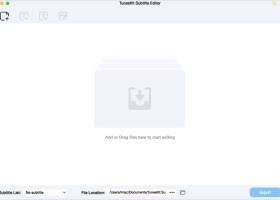 TunesKit Subtitle Editor for Windows screenshot