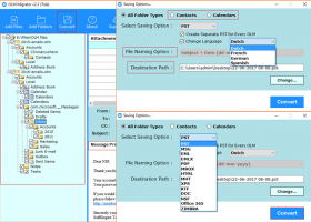 OLM To Zimbra Converter screenshot