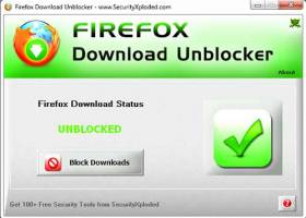 Firefox Download Unblocker screenshot