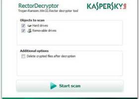 RectorDecryptor screenshot