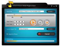 Xilisoft Windows Mobile Ringtone Maker screenshot