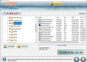 NTFS Partition Files Recovery screenshot