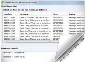 GSM Mobile Text SMS screenshot