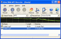 Alive WMA MP3 Recorder screenshot