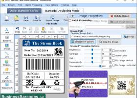 Application for Planet Barcode Designing screenshot