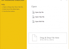 Free Zip Password Unlocker screenshot