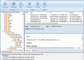 Lotus Notes to PST screenshot